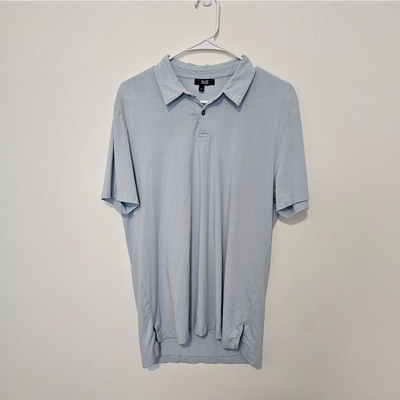 Mens Medium Paige Light Blue Polo - Picture 1 of 5